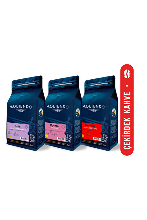 Moliendo Filtre Kahve Avantaj Paketi (Çekirdek Kahve) 3*250 g