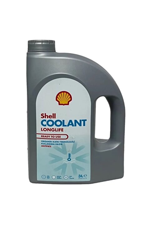 Shell Coolant Longlife Kırmızı Hazır Antifriz 3 Litre -37c - Ready To Use ORJİNAL ÜRÜN GARANTİSİ