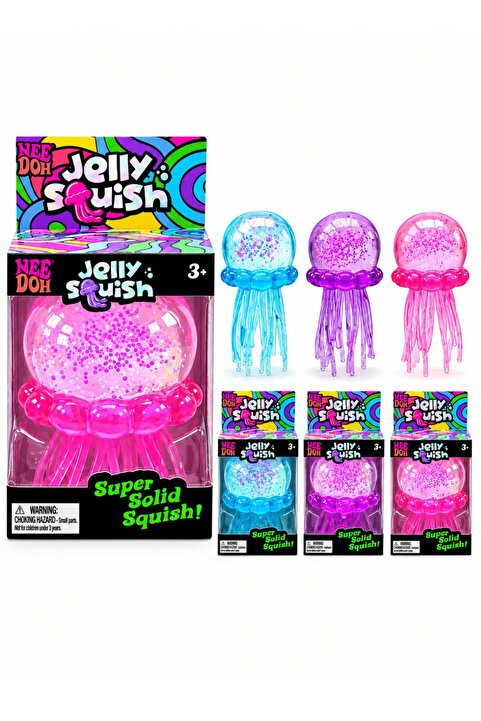 UĞURDAN Deniz Anası Sukuşi - Jelly Squishy Terapi Oyuncağı ASMR Jel Oyuncak (1 adet Rastgele Renk Gelir)