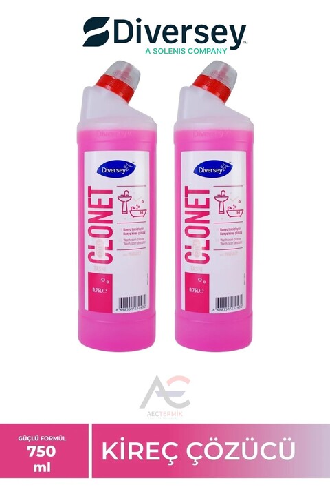 Diversey Taski Clonet Extra 750 ml 2 Adet Banyo ve kireç temizleyici