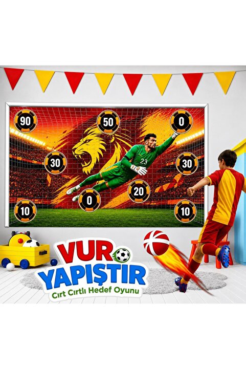 Kidstoria Taraftar Vur Yapıştır Dart Futbol Oyunu Çocuklar İçin Eğlenceli Hedef Oyunu