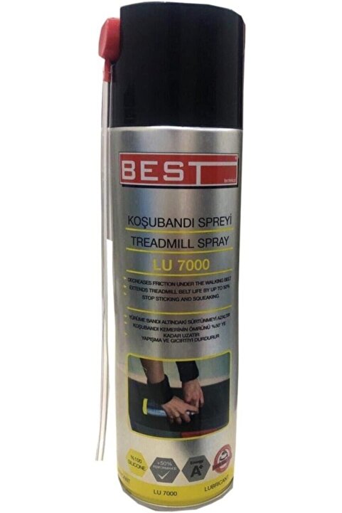 Genel Markalar Beyaz Koşu Bandı Yağı Spreyi Silikon Sprey 500 Ml