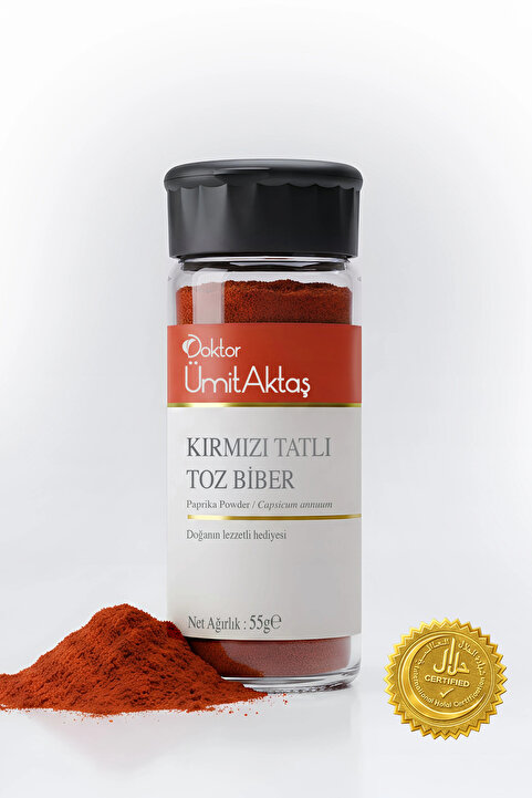 Dr. Ümit Aktaş Kırmızı Tatlı Toz Biber 55 gr