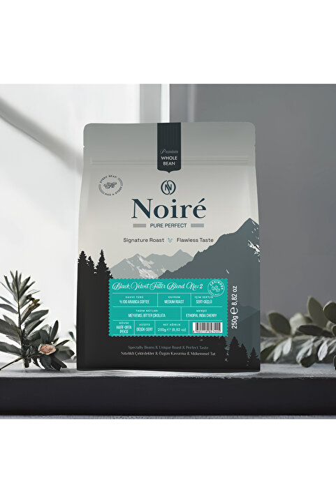 Noire Coffee Noıre Black Velvet Fılter Blend №2 250g %100 Arabıca Filtre Kahve Çekirdeği
