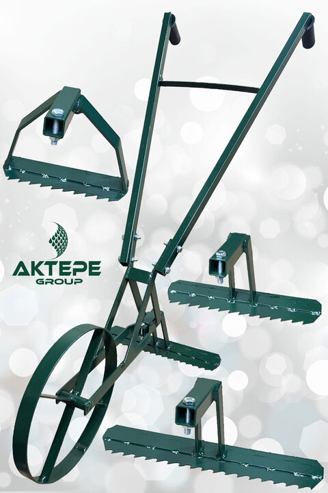 AKTEPE Group Pancar Ara Çapası 3 Bıçaklı Ot Sökme Ot Yolma Tırpan Çapası 20 Cm 28 Cm 36 Cm Üç Çelik Bıçak