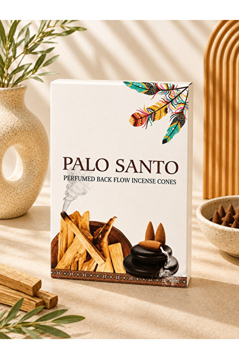 OrdoVeni Palo Santo Ağacı Kokulu 10 Adet Geri Akış Tütsü | Backflow Şelale Tütsüsü | Kalıcı Oda Kokusu | Ev, Ofis, Yoga ve Meditasyon İçin