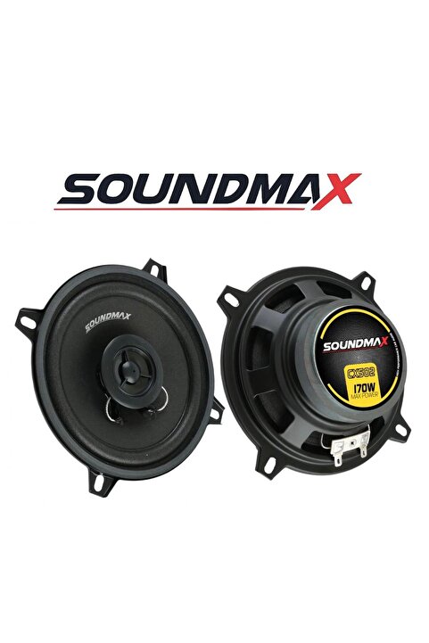 Soundmax Sx-cx520 13 Cm Coaxial 170watt Tweeterli Hoparlör Takımı