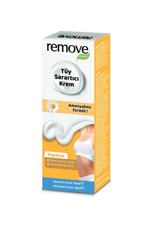 remove Tüy Sarartıcı Krem Amonyaksız Formül 70+35 ml