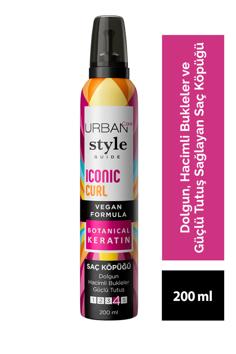 Urban Care Style Guide Saç Köpüğü Iconic Curl 200 ml