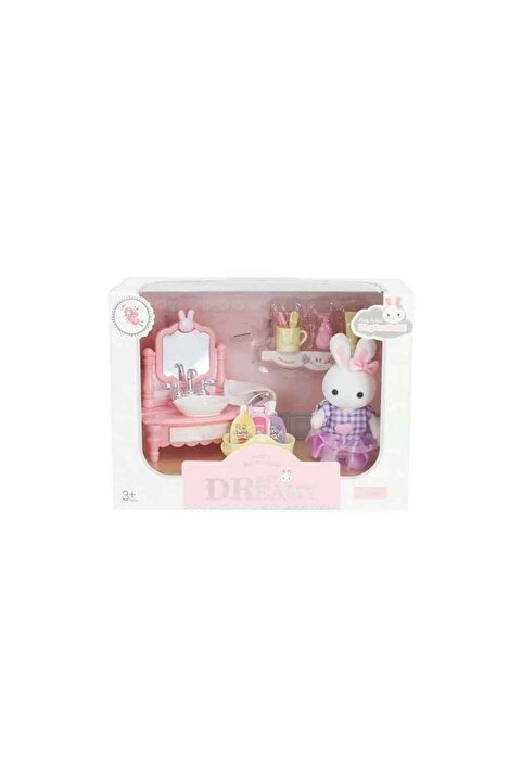Mega Bay Dreamy Mini Tavşan Aksesuarlı Lavabo Seti 6621 5