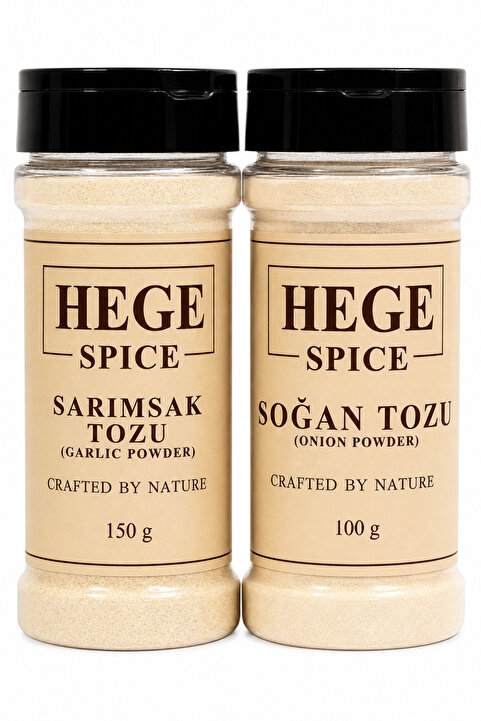 Hege Spice Sarımsak Tozu - Soğan Tozu 2'li Set