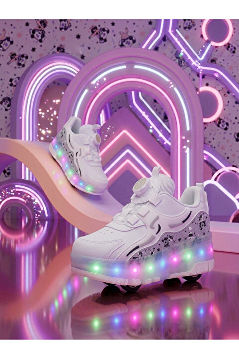 ROCKY PATENLİ IŞIKLI SPOR AYAKKABISI & TEKERLEKLİ SNEAKERS