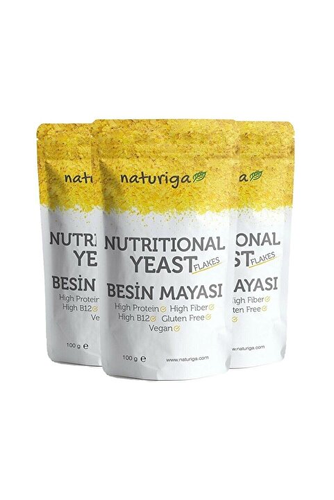 Genel Markalar Nutritional Yeast Besin Mayası - Glutensiz Ve Şeker Ilavesiz 100 G 3'lü Fırsat Paketi