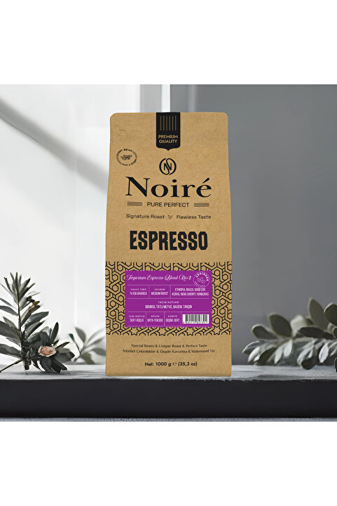 Noire Coffee Noıre Imperıum Espresso №2 1000g %100 Arabıca Çekirdek Kahve