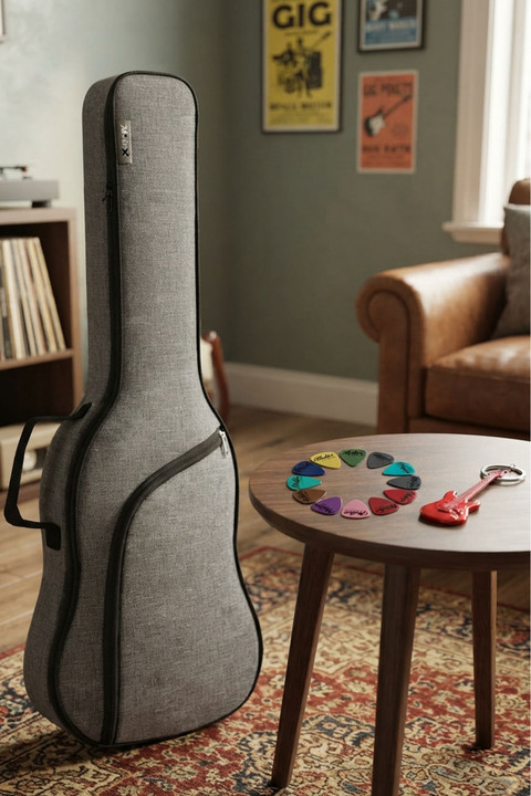 Midex Cs-41 Case Akustik Gitar Soft Case Kalın Çanta Kılıf Gigbag (PENA HEDİYELİ)