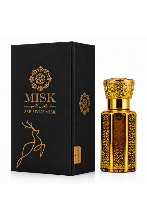misk {Saf Siyah Misk} Parfüm Esansı | Black Musk – 12 ML %100 Konsantre, Kalıcı Koku