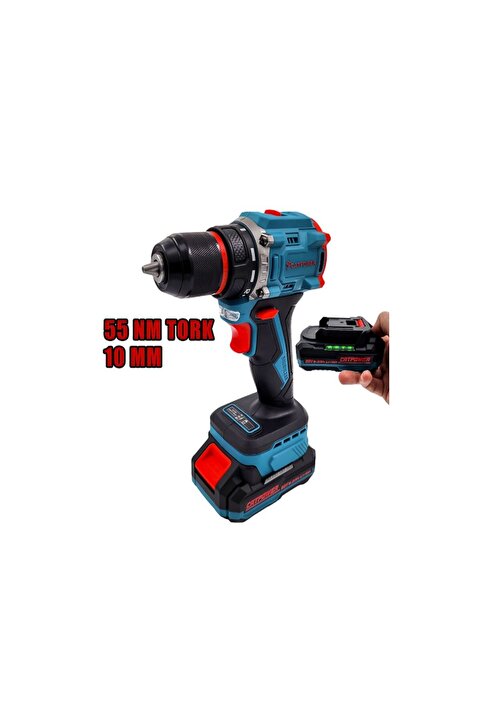 Cat Power Catpower Kömürsüz Akülü Vidalama 10 Mm 20v 2.0 Ah CAT E1010
