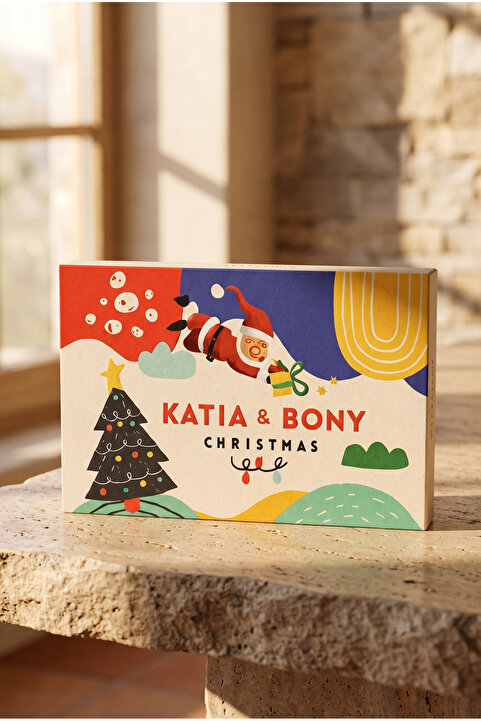 Katia & Bony Unisex 4'lü Paket Yılbaşı Kutulu Soket Çorap