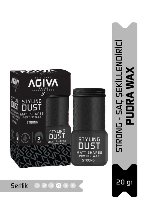 Agiva Saç Pudrası 02 Siyah (Sert Tutuş)
