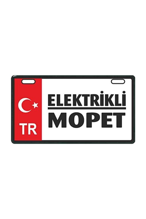 Genel Markalar Kırmızı Elektrikli Bisiklet E-bike Plakalık