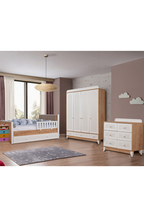 miracool Mira Meşe Bebek ve Çocuk Oda Takımı