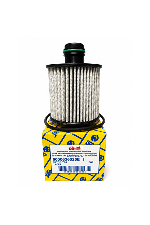 Opar Yağ Filtresi 6000626025E - Egea Doblo Fiorino 500L 1.3 Mjet Euro6 Orijinal - 95525299