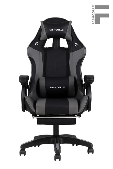 Fashcolle Dynamic Grey Masajlı Oyuncu Koltuğu