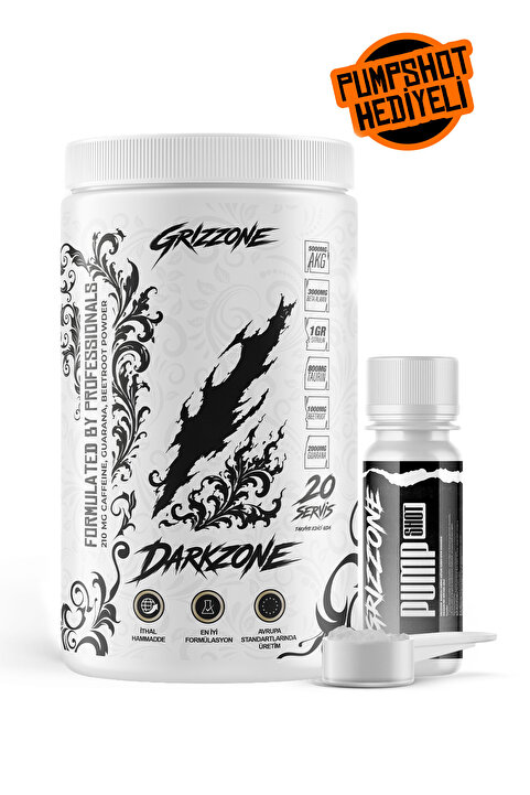GRIZZONE Darkzone 400 Gr ( Enerji ) + Pump Shot Hediyeli