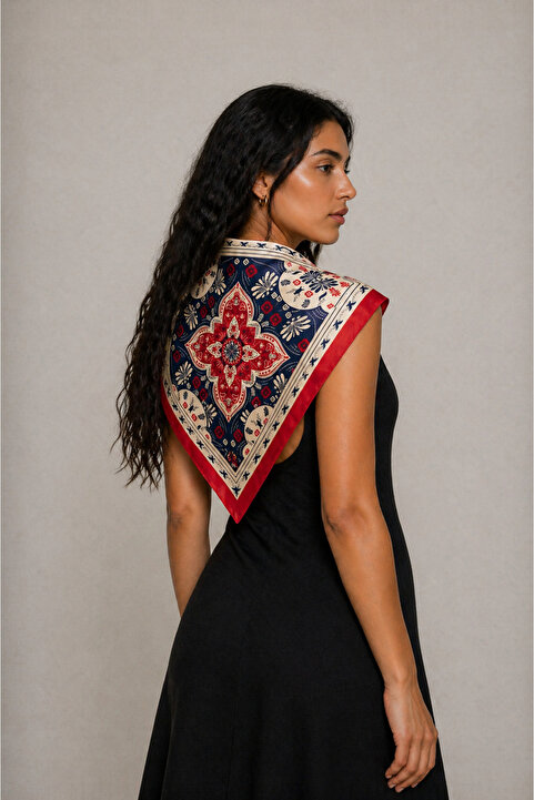 nazzain Etnik Desen Fular Bandana