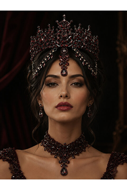 Sabek Bujiteri Hürrem Sultan Tacı gelin tacı kına,söz,nişan,after taç