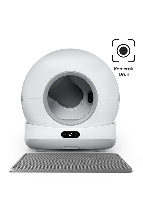 Xenon Smart Otomatik Kedi Tuvaleti (Kameralı) | 72 Lt, Mobil Kontrollü, Wifi, Akıllı Kedi Tuvaleti (X8623)