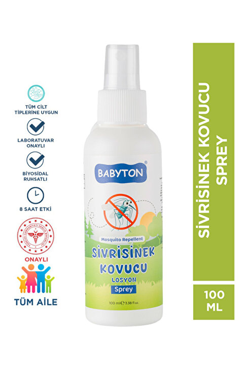 BABYTON Sivrisinek Kovucu Sprey 100 ml
