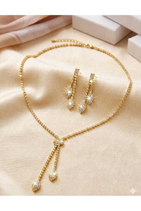 shop kolye küpe seti, takı seti, kadın takı seti, kombin set