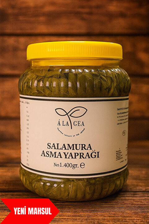 A LA GEA Yeni Mahsül İnce Damarsız Asma Yaprağı 1400 Gr