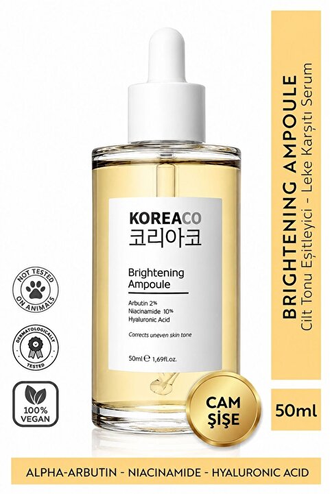 KOREACO Leke Karşıtı & Cilt Tonu Eşitleyen Aydınlatıcı Ampul
