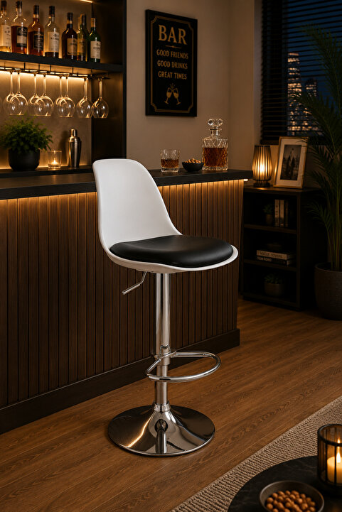 EVOFİSDUNYASİ Vegas Modern Bar Ve Mutfak Adası Sandalyesi