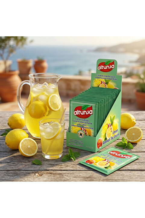 Altunsa Limon Aromalı Soğuk Toz Içecek 9 gr X 24 Adet