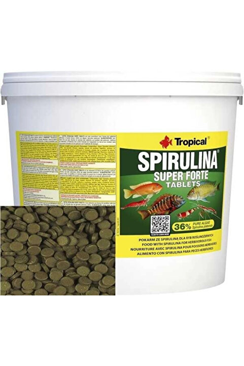 Tropical Spirulina Super Forte Tablets 24gr Takriben 50 adet % 36 Poşette Gönderilir Skt: 11/202