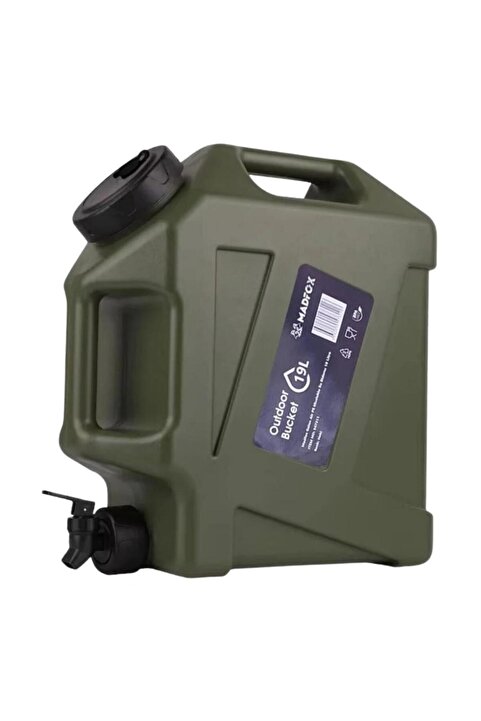MADFOX Musluklu Su Bidonu - Madfox Galon Air PE - 19 Litre - Yeşil - 547311