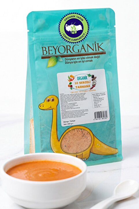 BEYORGANİK Organik 10 Sebzeli Tarhana (10 SEBZELİ) (PESTİSİT VE AFLATOKSİN ANALİZLİ) 200gr
