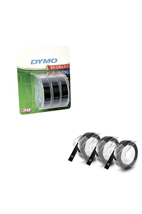 Dymo Junior / Omega Siyah 3`lü Yedek Şerit - S0847730