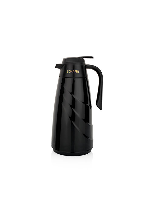 Schafer Kitchenhouse Mimoza 1,5 L Cam Termos-Siyah
