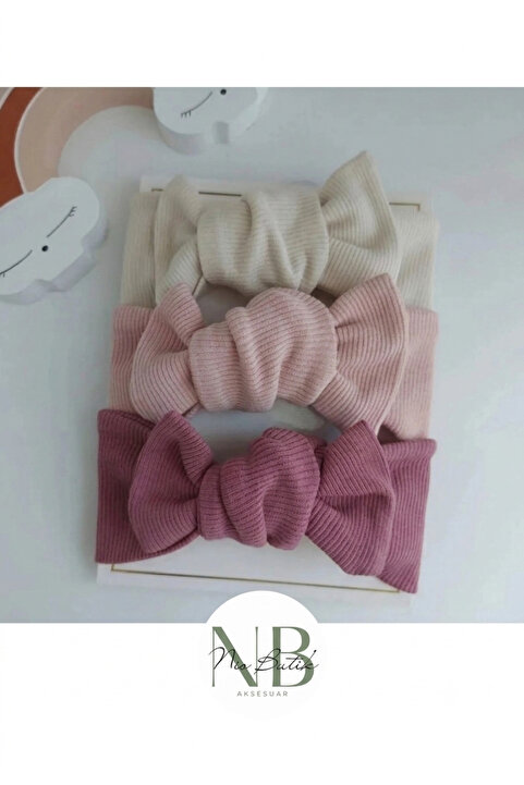 Fns butik Kız Bebek Ribana Bandana 3'lü