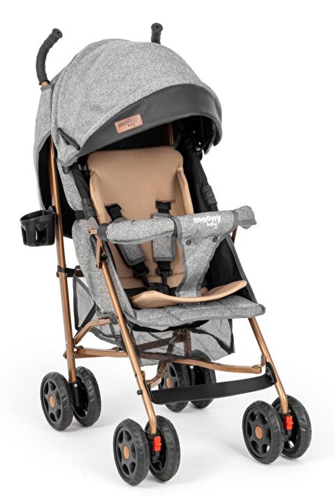 Moonybaby Moony Baby Suit Tam Yatar Hafif Baston Bebek Arabası - Baston Puset Gri