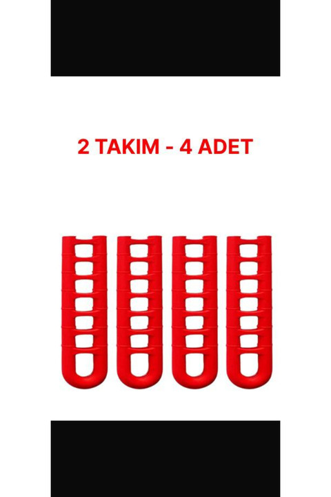 HomeShopping Demir Saplı Çaydanlıklar İçin Kırmızı Silikon (4 adet)