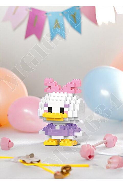 Bricks make a wise life Daisy Duck – 3D Yapboz Mini Blok Seti (137 Parça)