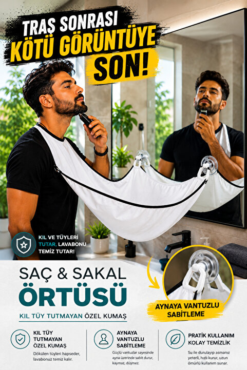 Özlem Toys Saç Sakal Kesme Traş Önlüğü