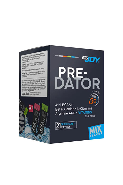 Bigjoy Predator Go! Mix Aroma 17g x 21 Adet (21 Servis)