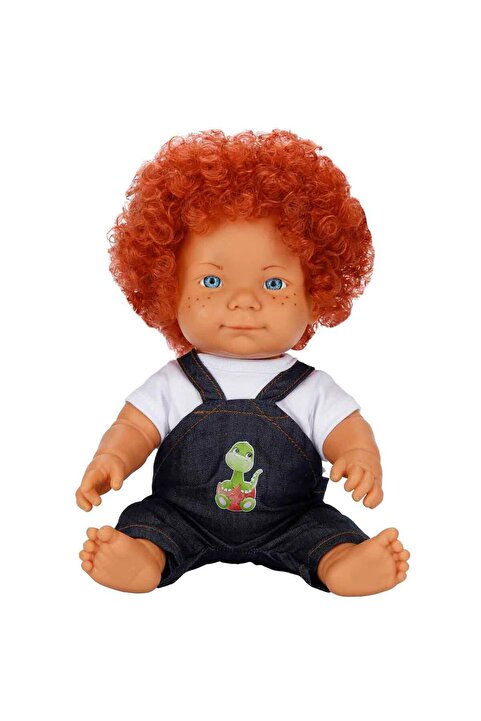 Sunman Curly Bebek 35 Cm. - Salopetli