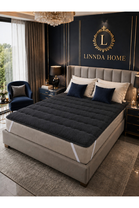Linnda Home Soft Aura Antrasit Welsoft Uyku Pedi